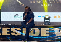 Ace hiplife artiste Obrafour crowned the beautiful evening with hit songs