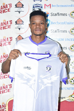 Striker Emmanuel Avornyo will play in the GPL for Bechem United