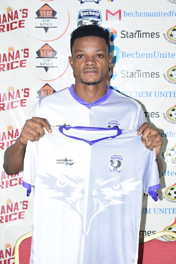 Striker Emmanuel Avornyo will play in the GPL for Bechem United