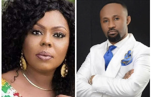 Afia Schwarzenegger and Prophet Prince Elisha Osei Kofi