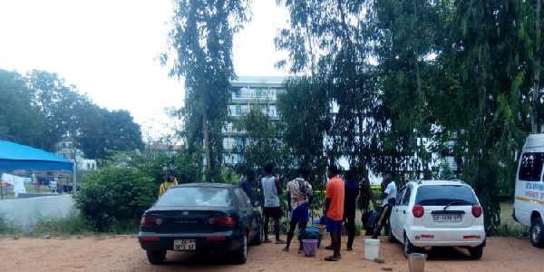 Students from the University of Ghana