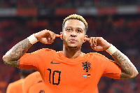 Dutch forward of Ghanaian descent, Memphis Depay