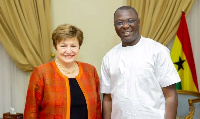 Kristalina Georgieva (IMF Managing Director) and Dr. Mohammed Amin Adam (Minister for Finance)