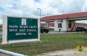 The frontage of the Upper West Regional Hospital