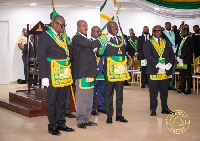 Otumfuo Osei Tutu II honored by freemasons