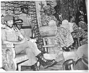 Jerry John Rawlings And Hilla Limann 