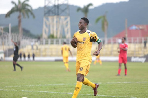 Shafiu scored a hat-trick against Akonangui