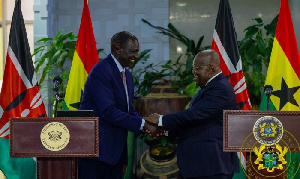 William Ruto, President of Kenya, and Nana Akufo-Addo, President of Ghana