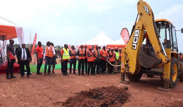 A view at the groundbreaking ceremony