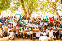 Pupils of Don Bosco Catholic 'B' JHS in Winneba