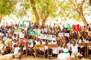 Pupils of Don Bosco Catholic 'B' JHS in Winneba