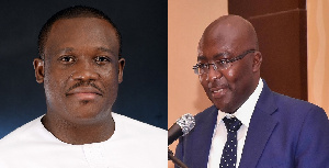 Sam George (left) and Bawumia