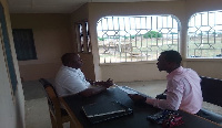 Executive Director of LOAD Ghana Foundation speaking in an interview at the rehab centre