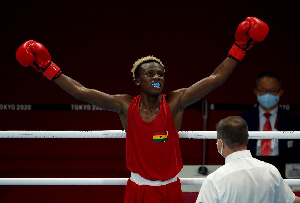 Samuel Takyi has qualified for the semi-final of Olympic Games