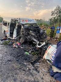 Scene of the accident at Birimso