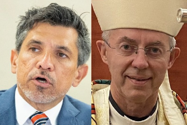 UN sexuality expert Victor Madrigal and Anglican Archbishop, Justin Welby