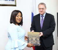 Shirley Ayorkor Botchwey and Mikhail Bogdanov