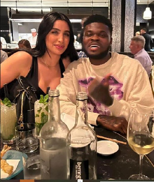 Thomas Partey and Sarah Bella