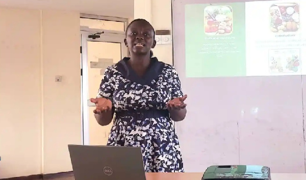 Dr Dorcas Asante Afari, Head of Nutrition and Dietetics Unit at the Greater Accra Regional Hospital