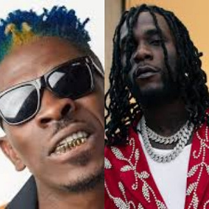 Burna Boy (right) and Shatta Wale