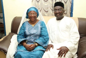 Hajia Mariama Bawumia and Vice President, Dr Mahamudu Bawumia