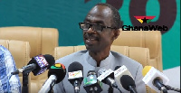 Asiedu Nketia, General Secretary for the NDC addressed the media at the party's headquarters