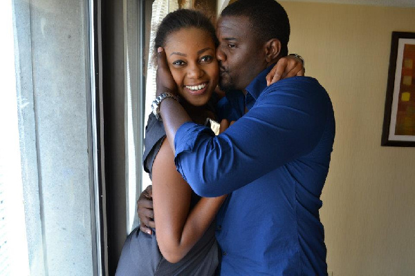 John Dumelo with Yvonne Nelson