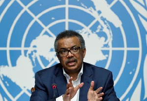 Director-General of WHO Dr. Tedros Adhanom Ghebreyesus,