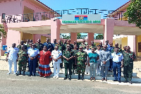 Lieutenant General Obed Boamah Akwa (middle on front row) with participants and facilitators