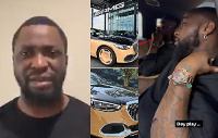 Cameroonian pastor and Davido with his Maybach