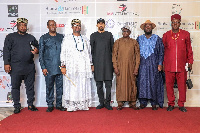 Mallam Bashir Patty, Managing Director Brains & Hammers Limited, Ghana [M], with other dignitaries