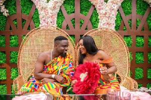 Tracey and husband Sarkodie