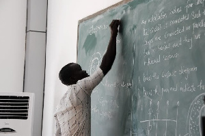 Teachers have resorted to writing exam questions on blackboards since there are no funds to print