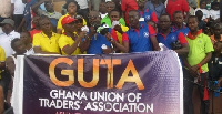 GUTA members at a protest