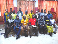 Participants of the workshop in a group shot