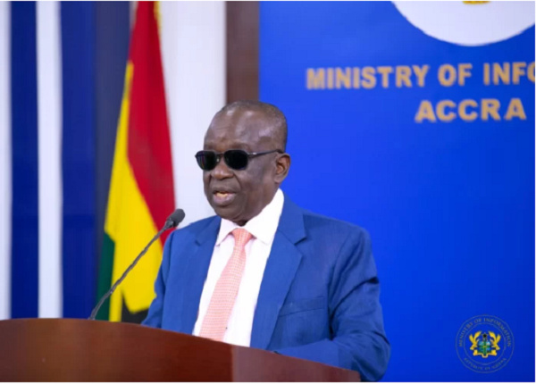 Albert Kan-Dapaah, the Minister for National Security