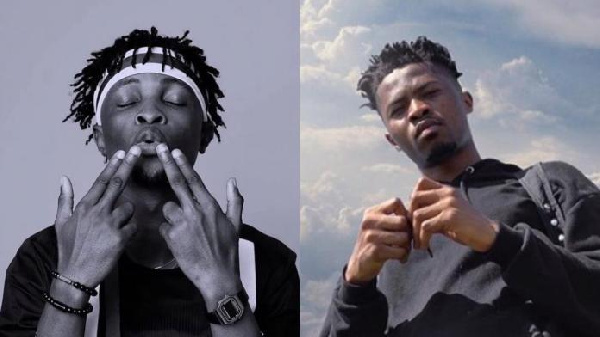 Nigerian musician, Laycon and rapper Kwesi Arthur