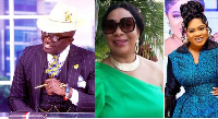 A collage of KKD, Stella Seal and Obaapa Christy