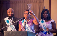 Adiki Ofeibea Ayitevie (M) delivering her remarks