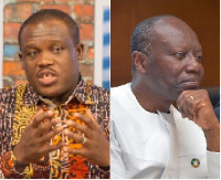 Sam Nartey George (left), Ken Ofori-Atta (right)