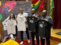 Reps of the parties involved symbolically exchanged shirts