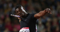 National javelin record holder John Ampomah