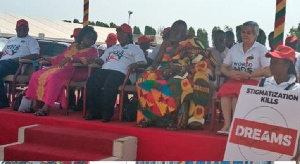 The US Ambassador was among the guest at the commemoration of the '2019 World AIDS Day' in Accra