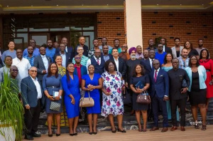 A group photograph from the maiden New Year Business Forum