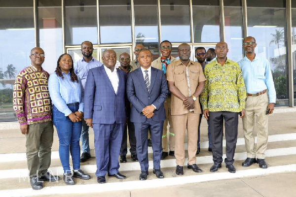 George Mireku Duker with the management and board of VALCO