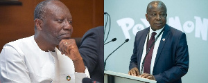 Ken Ofori-Atta (left), Kwaku Agyemang-Manu (right)