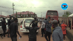 The remains of the late actor has been taken to Obosomase in the Eastern Region