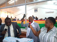 Mr Nelson Akorli, (Centre) Ho Municipal Chief Executive