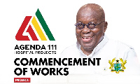 Akufo-Addo cut sod for the Agenda 111 Project on August 17