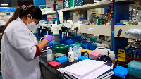 A laboratory researcher at the CSIR-Institute of Genomics and Integrative Biology in New Delhi